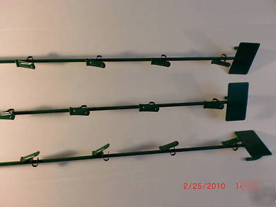 Potato chip snack clip rack lot of three