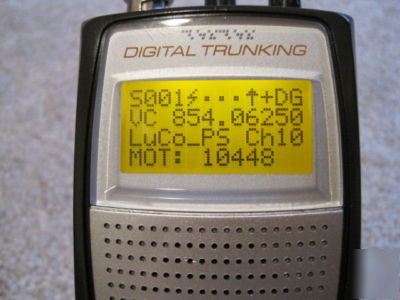 Radio shack pro-96 digital trunking police scanner