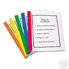 Redi-tag 13002: redi-bind binder spines,50-sheet cap.*