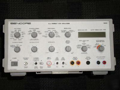 Sencore all format vcr analyzer #VC93