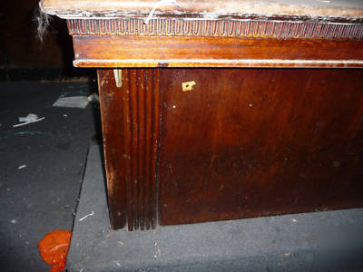 Vintage back and front bar with mirrors
