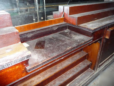 Vintage back and front bar with mirrors