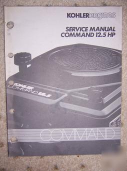 1989 kohler engine service manual command 12.5 hp t