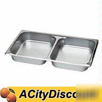 1DZ update divided full size chafer pans 2.5