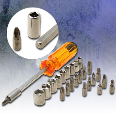 26 in 1 multifunction tool screwdriver nut driver set