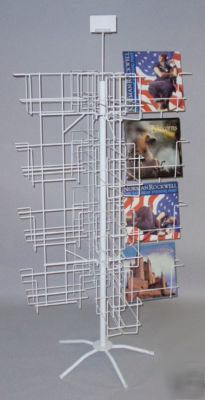 32 pkt literature book calendar display rack stnd 11 14