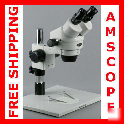 7X-45X stereo inspection microscope + super large stand