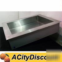 Commercial stainlesssteel 27X33X13 drop in ice bin well