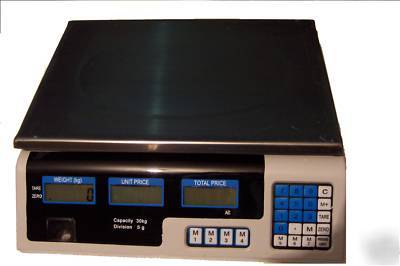 Digital weight price computing scale-30KG/5G