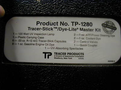 Dye lite master kit uv-car engine-leak detection lamp