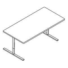 Hon company training tableswo GROMMETS72X30X22123212LG