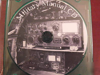 Military radio manuals cd art-13, arc-5 & more