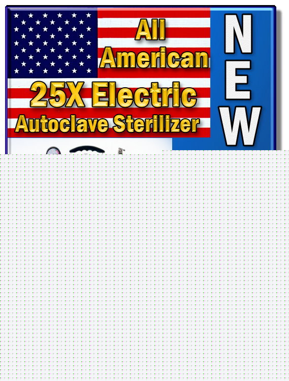 New all american electric 25X sterilizer autoclave usa