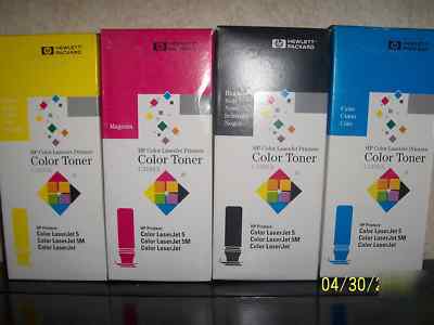 New hp C3102A genuine oem cyan toner cartridge in box