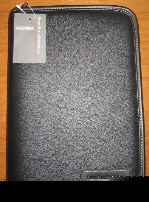 Perry ellis zippered portfolio organizer