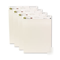 Postit selfstick plain white easel pads