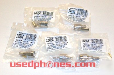 Rft-1203-1X male connector RG8X LMR240 cables, lot of 5