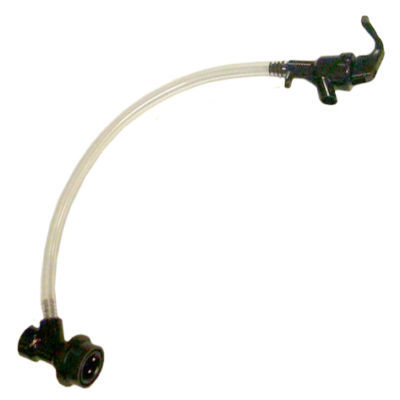 Squeeze faucet picnic tap w/ ball lock qd draft beer