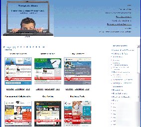 Templates store (affiliate), with adsense & domain.