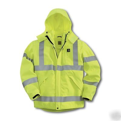 Carhartt J171 xxl waterproof jacket 2XL high vis safety