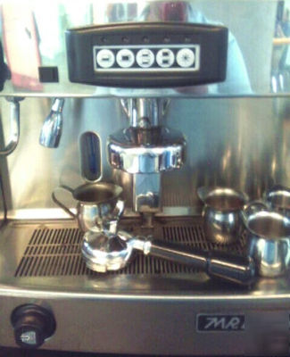 Espresso concession cart, including machine