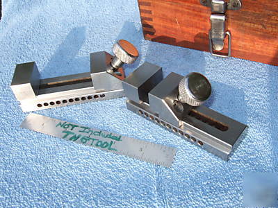 Grinding vises screwless matched pair hardened wow usa 