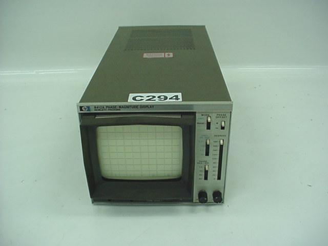 Hewlett packard hp 8412A phase - magnitude display