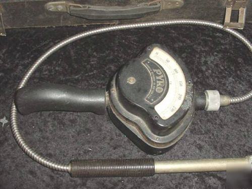 Lot (2) pyro/pyrometer instrument corp 0-300/0-1200 deg