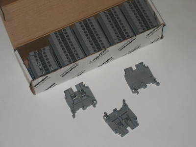 New abb entrelec 6MM 24-10AWG 30A terminal block QTY250 