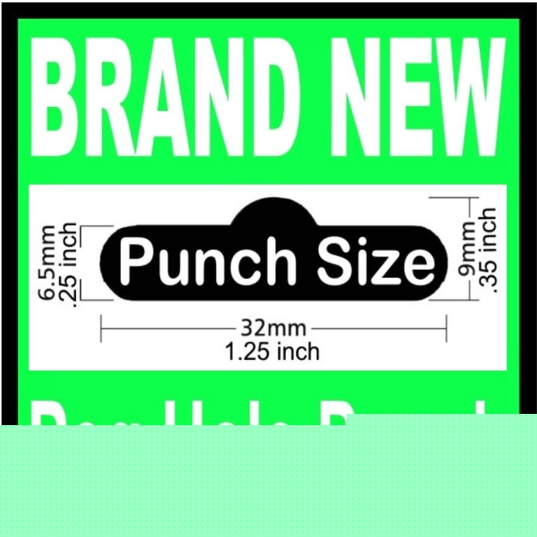 New peg hole punch euro hang tag display diy die cutter 