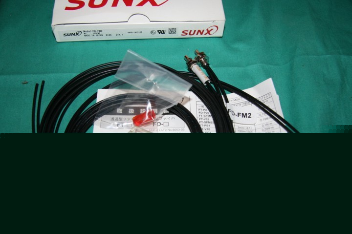 New sunx fd-FM2 fiber optic cable sensor switch diffuse 