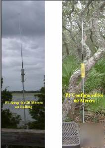  P1 portable antenna qrp-150 watts hf vhf uhf