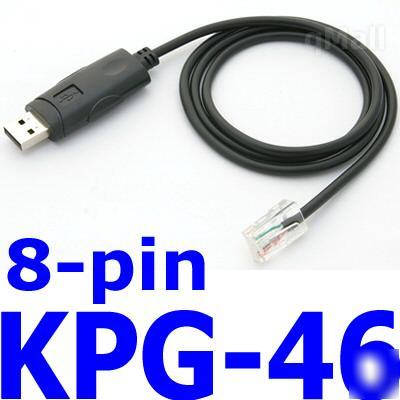 Usb programming cable for kenwood mobile radio kpg-46