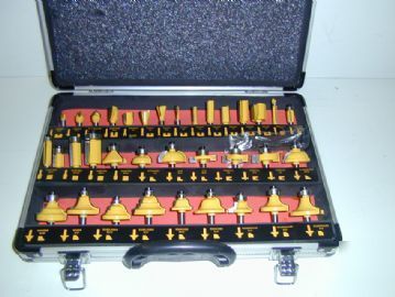  quality 35PC router bit set,aluminium case, free post