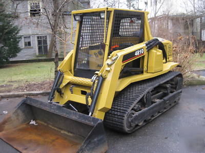 '02 asv caterpillar 4810 track skid steer bobcat loader