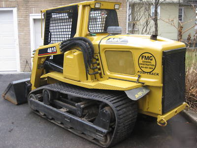 '02 asv caterpillar 4810 track skid steer bobcat loader