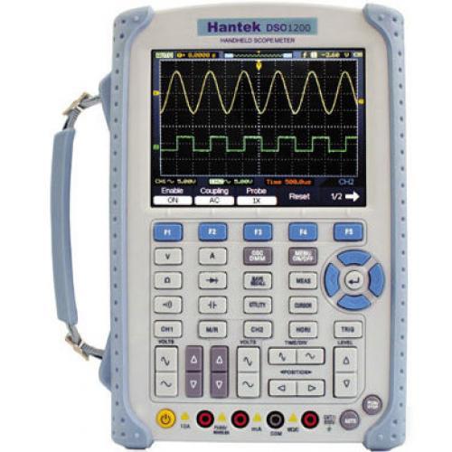 500MSA/s lcd handheld scopemeter/oscilloscope DSO1200 