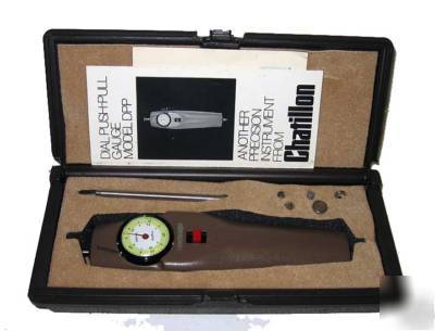 Chatillon force gauge dpp-5, 5 x 0.5 lbs. with case 