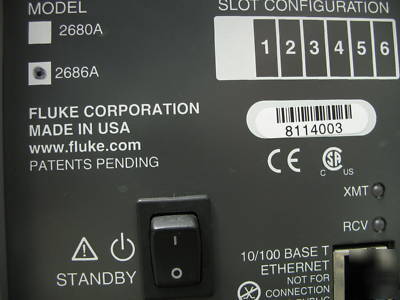 Fluke 2686A data logging main frame