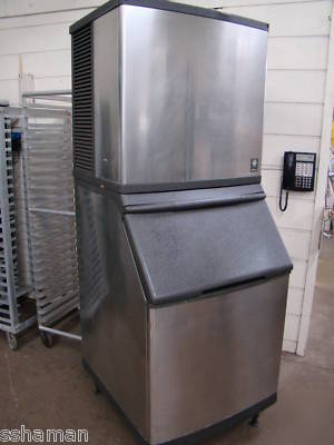 Manitowoc QY1005W 980LB/day ice machine w/ b-570 bin 