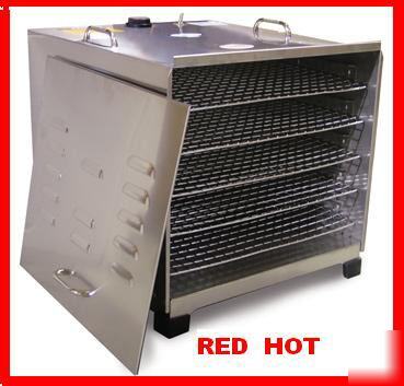 New fma ssfd stainless steel food dehydrator