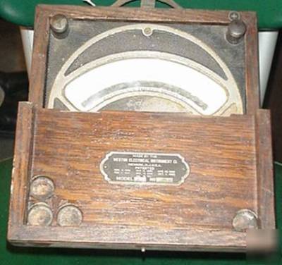 Antique weston voltmeter model 45