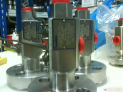 1 lot s/s swagelok double block & bleed valves