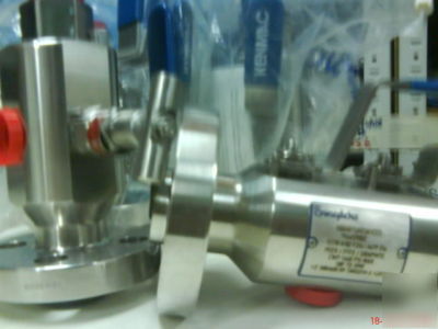 1 lot s/s swagelok double block & bleed valves