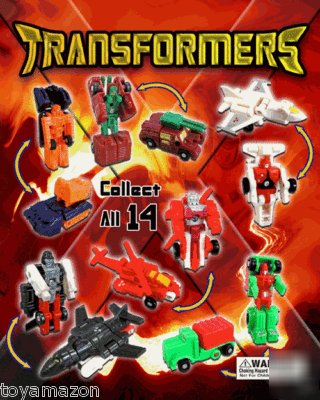 $1 vending machine capsule toy - transformers figurines