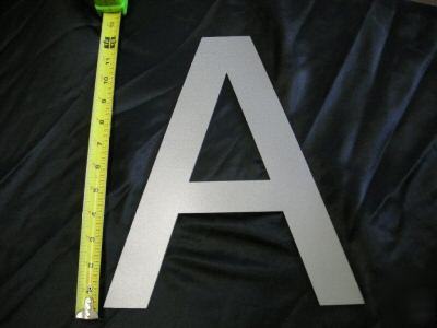 12 inch metal sign letters ariel font heavy gage