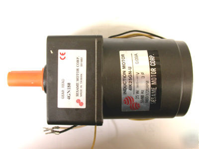380V - 440V induction motor with gear box 10MM shank 