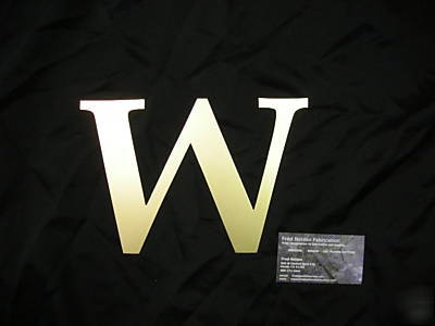 6.5 in tall metal letters 11 ga steel raw or painted 