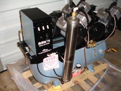 Air techniques airstar 70 dental air compressor system