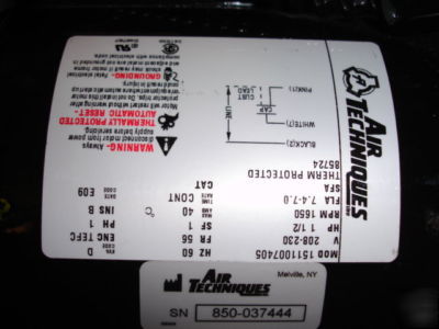 Air techniques airstar 70 dental air compressor system